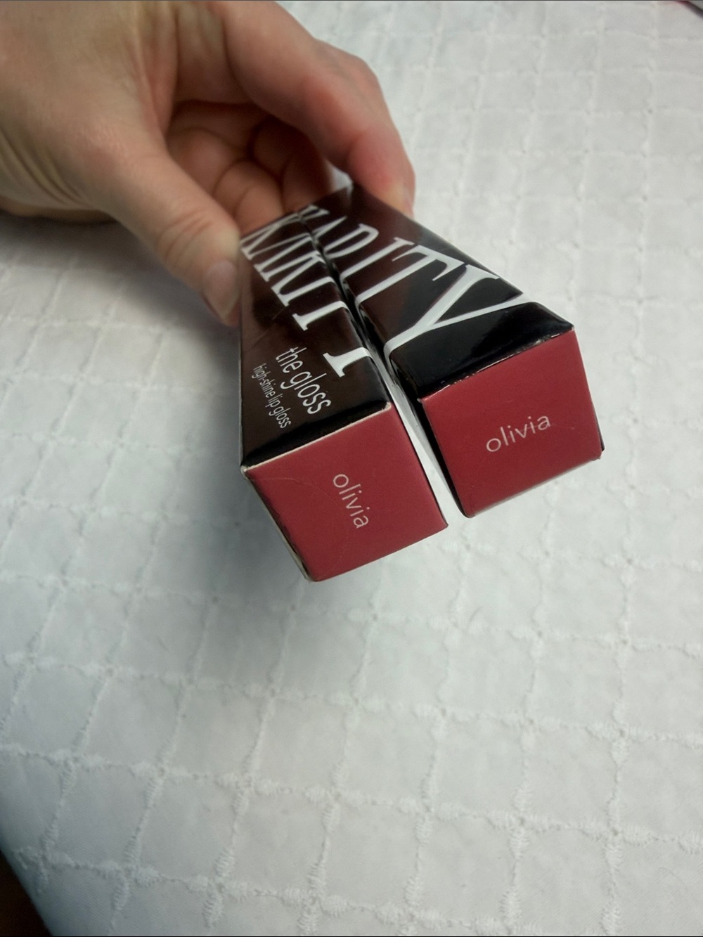 Olivia Lip Gloss in Muted Rose Pink - Smooth, Sheer Shine